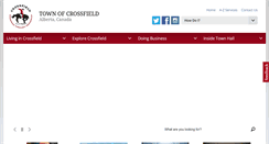 Desktop Screenshot of crossfieldalberta.com